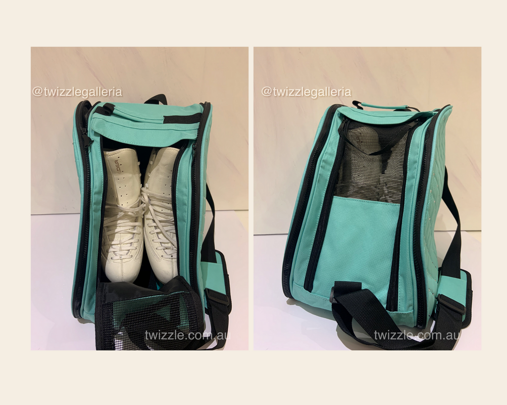 CUBE Shoulder Bag Mint Green with exchangeable panels (Fits all skates)