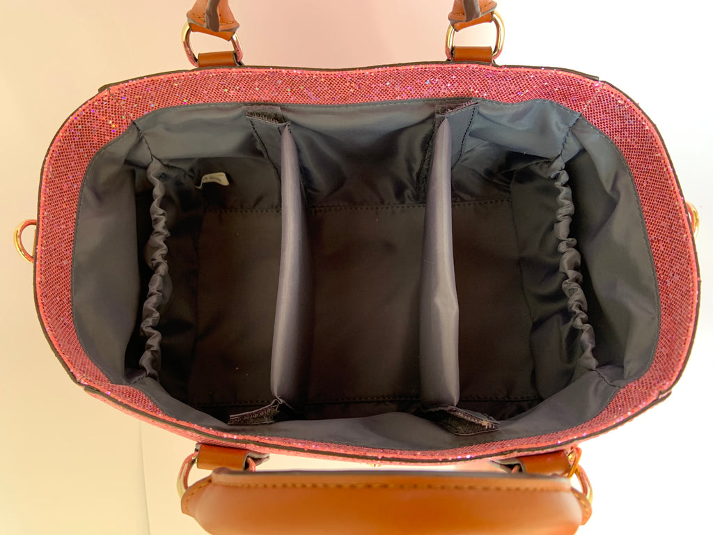 Cube Tote Bag TWINKLE, deep pink