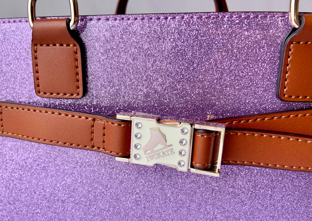 Cube Tote Bag SHINY, purple