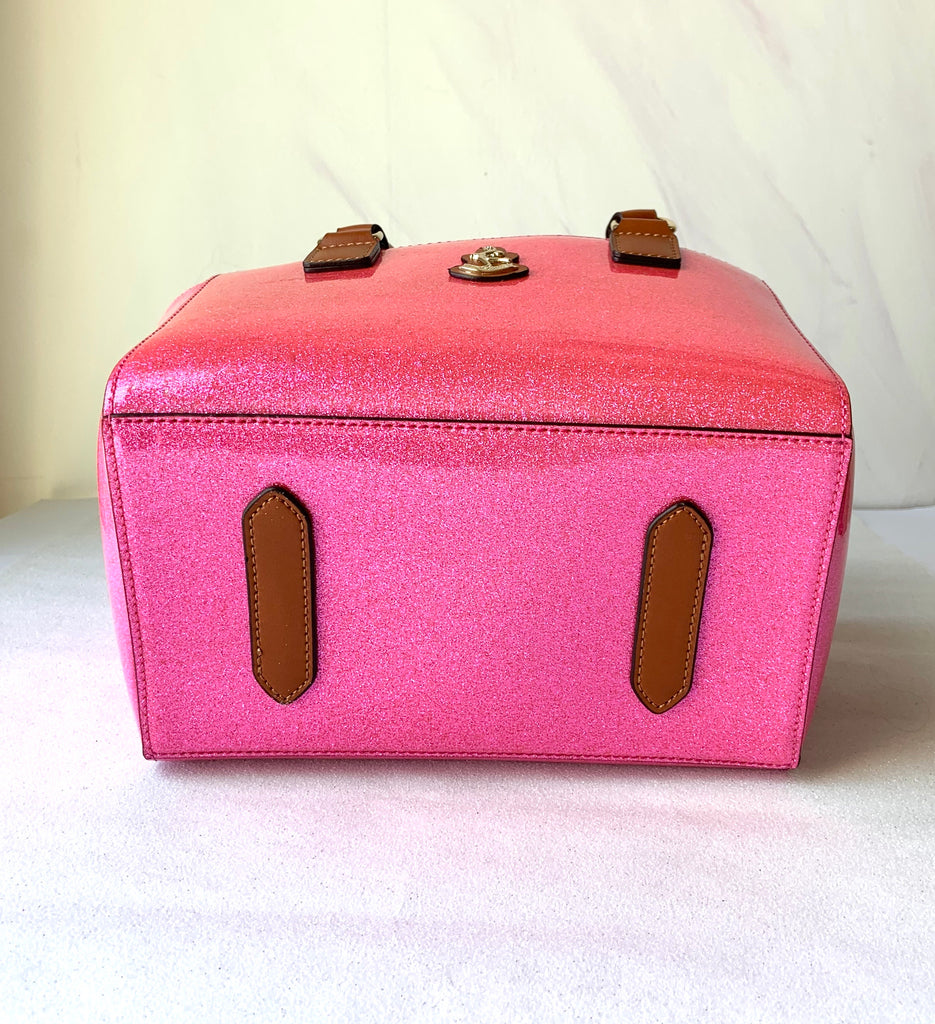 Cube Tote Bag SHINY, pink